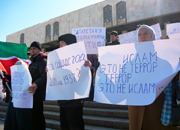 Мусульмане провели в Казани митинг по поводу выборов муфтия Татарстана